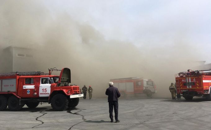 Шубы сгорели в Новосибирске